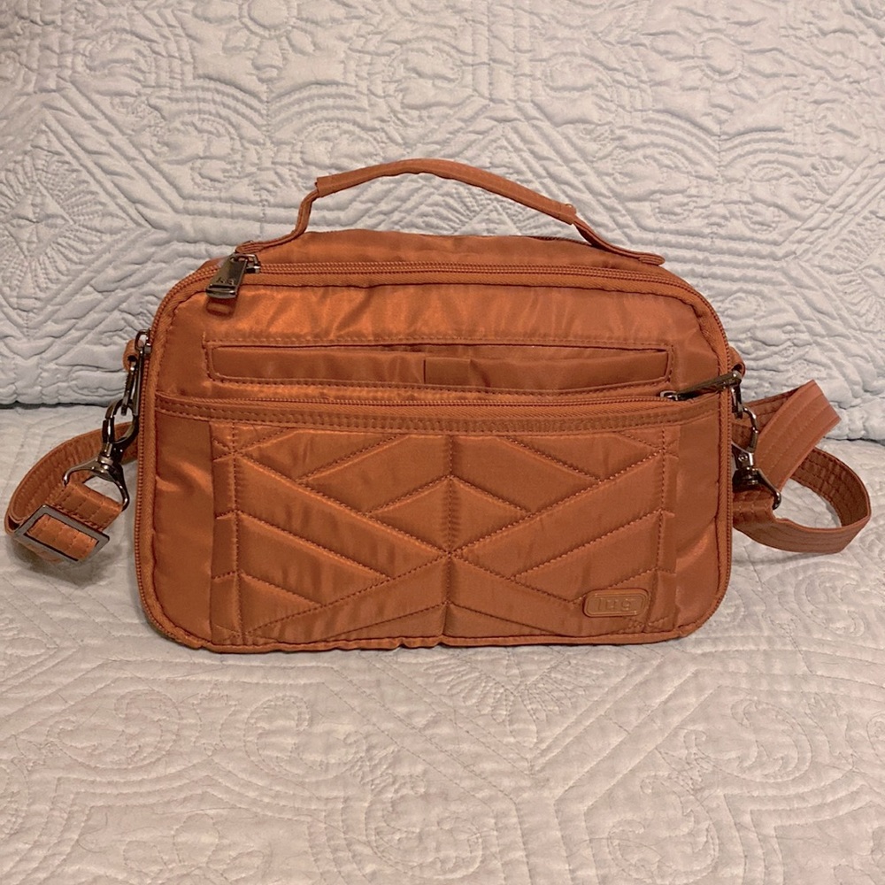 Lug Scoop2 Crossbody Handbag Copper Brown
